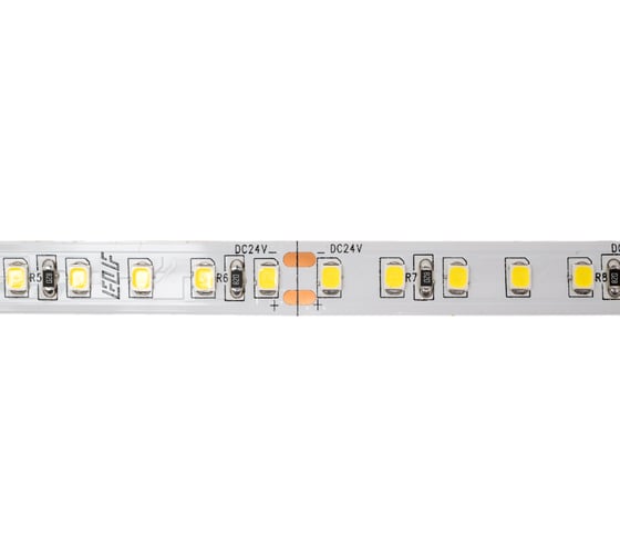 Светодиодная лента ELF 600SMD диодов (2835), 24В, 5м, ГИПЕР, белый дневной 5000-5500К ELF-600SMD2835NWdw-Hy24