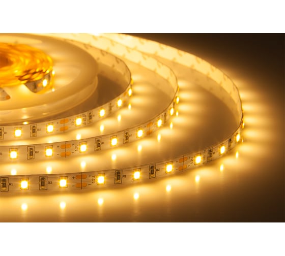 Светодиодная лента ELF 300SMD диодов (2835), 12В, 5м, белый теплый 2800-3300К ELF-300SMD2835NWww3000