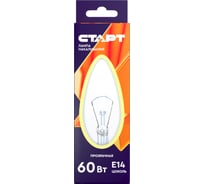 Декоративная лампа СТАРТ свеча ДС 60Вт Е14 ДС 60Вт Е14 15496828