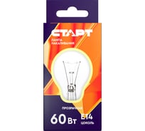 Декоративная лампа шарик СТАРТ ДШ 60Вт Е14