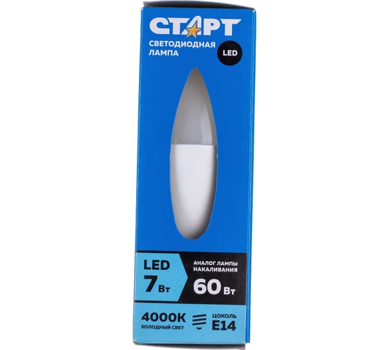 Светодиодная лампа СТАРТ LEDCandleE14 7W 42