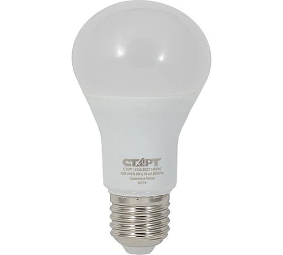 Светодиодная лампа (в колбе лон) СТАРТ LEDGLSE27 10W 40