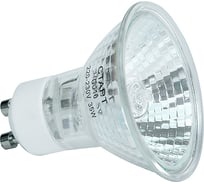 Лампа галогенная СТАРТ с дихроичным отражателем и защитным стеклом GU10 MR16 220V35W 15496886