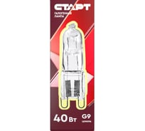 Капсульная галогенная лампа СТАРТ G9 220V 40W CL G9 220V 40W CL 15496908