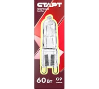 Капсульная галогенная лампа СТАРТ 1 шт. G9 220V 60W CL 15496909