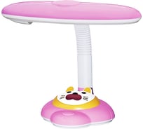 Детский настольный светильник розовый, кошка СТАРТ CT30PL11W