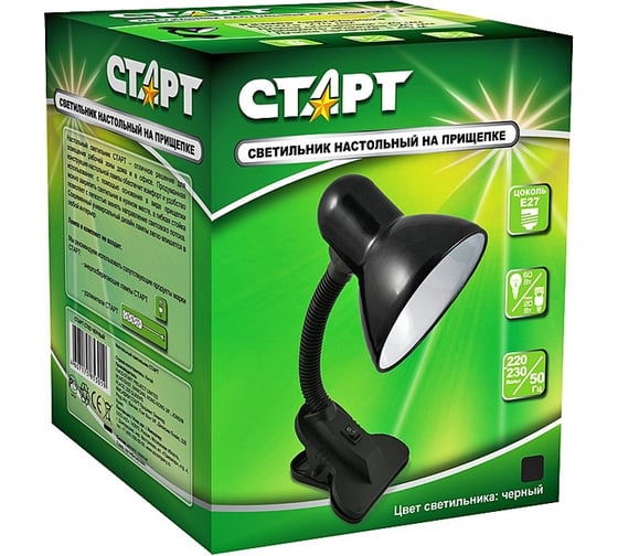 Светильник настольный СТАРТ CT03 серебро