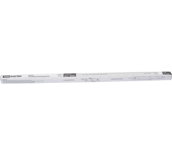 Люминесцентная линейная двухцокольная лампа TDM ELECTRIC ЛЛ-12/12Вт SQ0355-0005