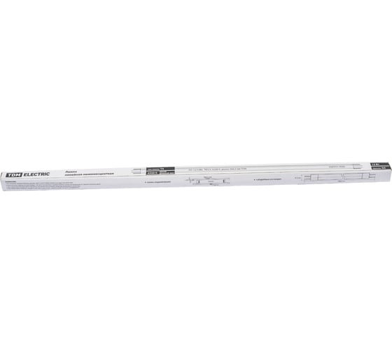 Люминесцентная линейная двухцокольная лампа TDM ELECTRIC ЛЛ-12/12Вт 6500 К SQ0355-0006