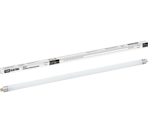Люминесцентная линейная двухцокольная лампа TDM ЛЛ-12/16Вт 6500 К SQ0355-0008 1