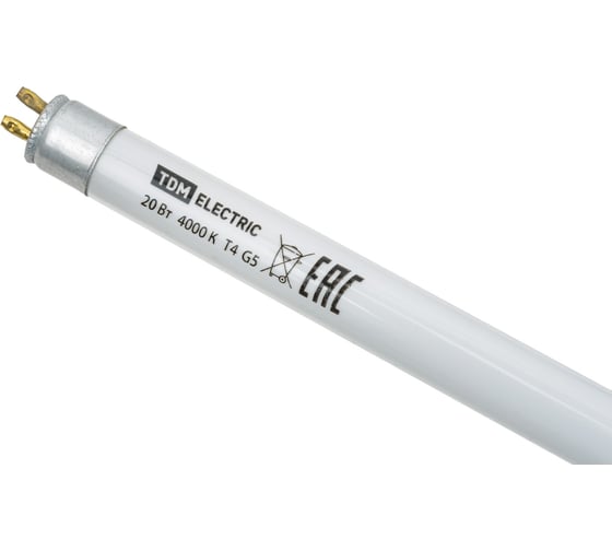 Люминесцентная линейная двухцокольная лампа TDM ЛЛ-12/20Вт SQ0355-0009