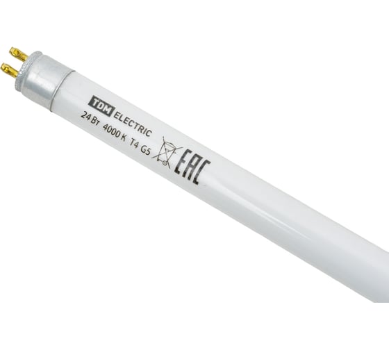 Люминесцентная линейная двухцокольная лампа TDM ELECTRIC ЛЛ-12/24Вт SQ0355-0011