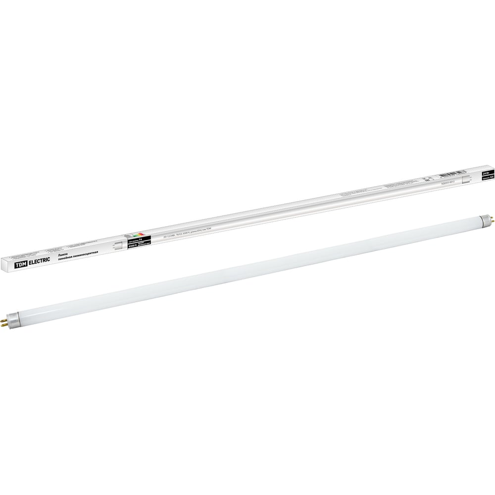 ЛюминесцентнаялинейнаядвухцокольнаялампаTDMELECTRICЛЛ-12/24Вт6500КSQ0355-0012