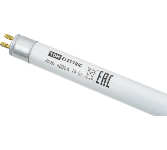Люминесцентная линейная двухцокольная лампа TDM ELECTRIC ЛЛ-12/30Вт 6500 К SQ0355-0014