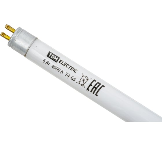 Люминесцентная линейная двухцокольная лампа TDM ELECTRIC ЛЛ-12/6Вт SQ0355-0001