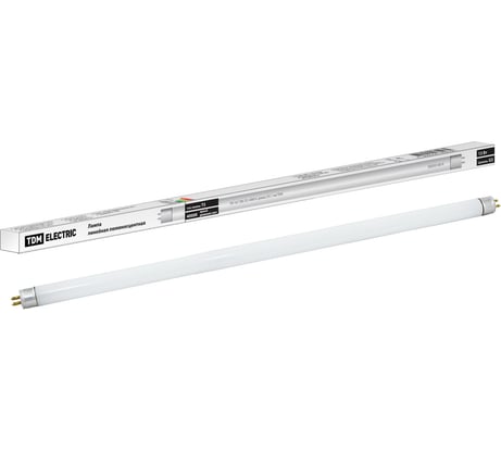 Люминесцентная линейная двухцокольная лампа TDM ELECTRIC ЛЛ-16/13 Вт T5 4000 К SQ0355-0019