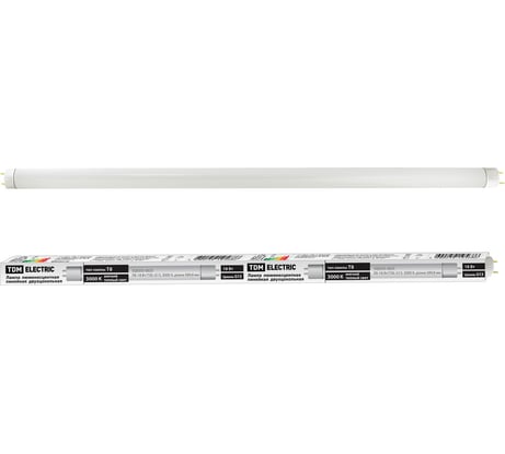 Лампа люминесцентная линейная TDM ELECTRIC ЛБ-18Вт/630 T8/G13 3000 К SQ0355-0025
