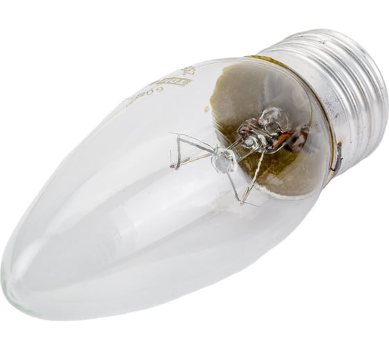 Лампа накаливания свеча прозрачная TDM ELECTRIC 60 Вт-230 В-Е27 SQ0332-0012