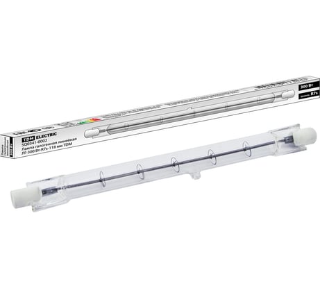 Лампа галогенная TDM ELECTRIC ЛГ-300 Вт-R7s-118 мм SQ0341-0002
