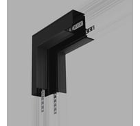 Угловой внутренний коннектор Elektrostandard Slim Magnetic для встраиваемого шинопровода (черный) a062188