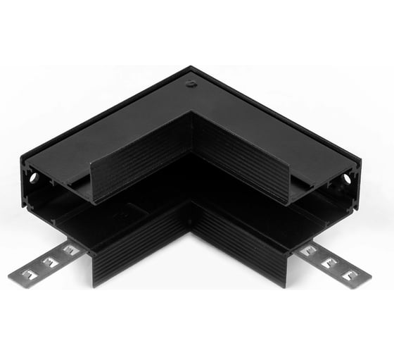 Угловой внутренний коннектор Elektrostandard Slim Magnetic для встраиваемого шинопровода (черный) a062188