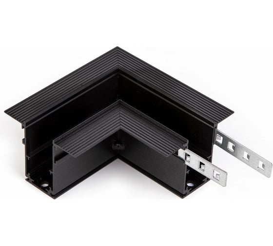 Угловой коннектор Elektrostandard Slim Magnetic для встраиваемого шинопровода (черный) a062192