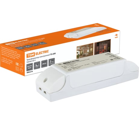 Электронный трансформатор | дроссель TDM ELECTRIC ТЭ-200 SQ0360-0013