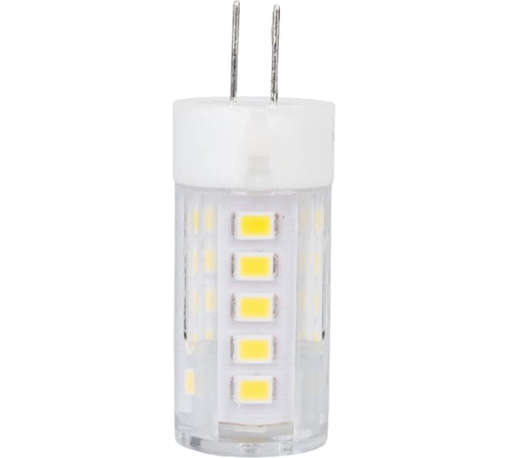 Светодиодная лампа КОСМОС 5Вт G4 220В 4500К, керамика, LksmLED5wJCG4220v45