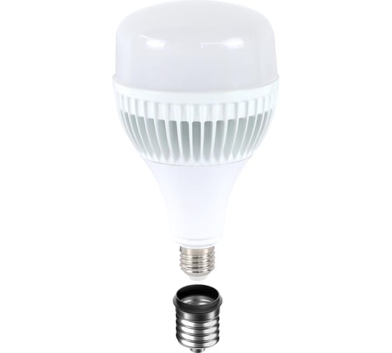 Светодиодная лампа КОСМОС HWLED 150W 220V E27 6500K переходник в комплекте на Е40, KHWLED150WE2765