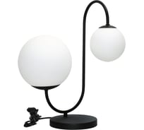 Настольный светильник ЭЛЕТЕХ Тефия ННБ 63-2x40-020 черн.муар /шнур черный ИМ 1005405128