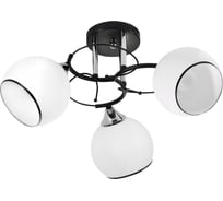 Потолочный светильник ЭЛЕТЕХ 11282-7/3 черн.хром (Плафон 8331) НПБ 01-3x60-212 Е27 ИУ 1005404872