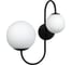 Светильник настенный ЭЛЕТЕХ "Тефия 521 черн. (Плафон 8728,8730)НББ 01-2x40-101 ИМ" 1005405127 1