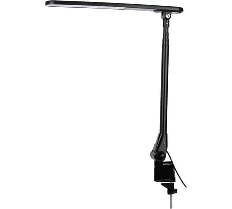 Светильник настольный светодиодный струбцина СН-10, 8 Вт, телескопический, сенсор-диммер, 2700-6500 К, USB, черный TDM ELECTRIC SQ0337-0167