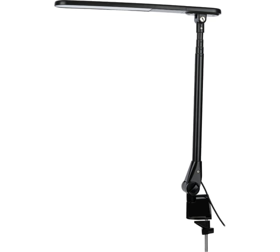 Светильник настольный светодиодный струбцина СН-10, 8 Вт, телескопический, сенсор-диммер, 2700-6500 К, USB, черный TDM ELECTRIC SQ0337-0167