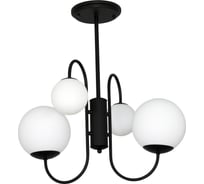 Подвесной светильник ЭЛЕТЕХ Тефия 241 черн. (Плафон 8728, 8730) НСБ 01-4x40-101 ИМ 1005405125