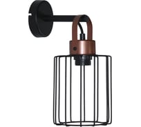 Настенный светильник ЭЛЕТЕХ Манго 511 черн.муар медь НББ 01-60-166 Е27 [ИМ] 1005405086