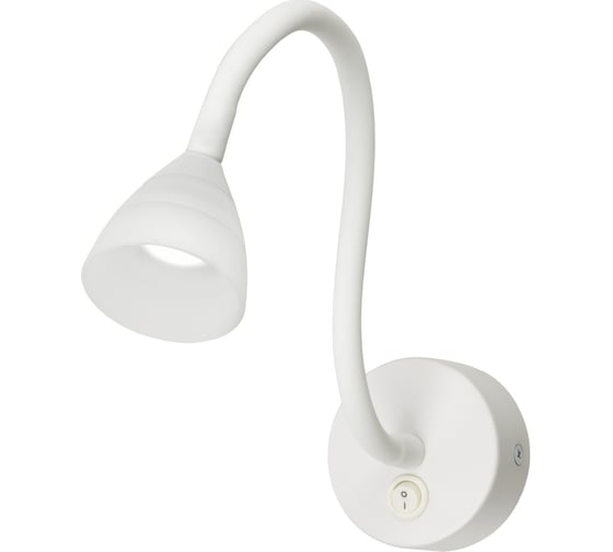 Светильник настенный светодиодный белый, с выключателем, 3 Вт, COB, 270 лм, 4000 K, IP20, "Лантана" TDM ELECTRIC SQ0358-0380