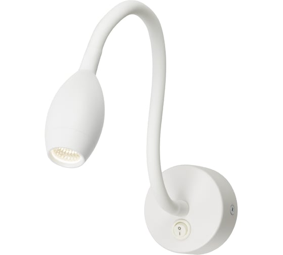 Светильник настенный светодиодный белый, с выключателем, 3 Вт, COB, 270 лм, 4000 К, IP20, "Эрика" TDM ELECTRIC SQ0358-0382