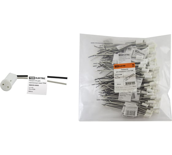 Патрон G4 для галогенных ламп TDM ELECTRIC SQ0335-0020
