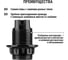 Карболитовый патрон с кольцом TDM ELECTRIC Е14, черный SQ0335-0004 3