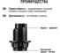 Карболитовый патрон с кольцом TDM ELECTRIC Е14, черный SQ0335-0004 4