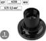 Прямой карболитовый потолочный патрон Е27, черный TDM ELECTRIC SQ0335-0006 1