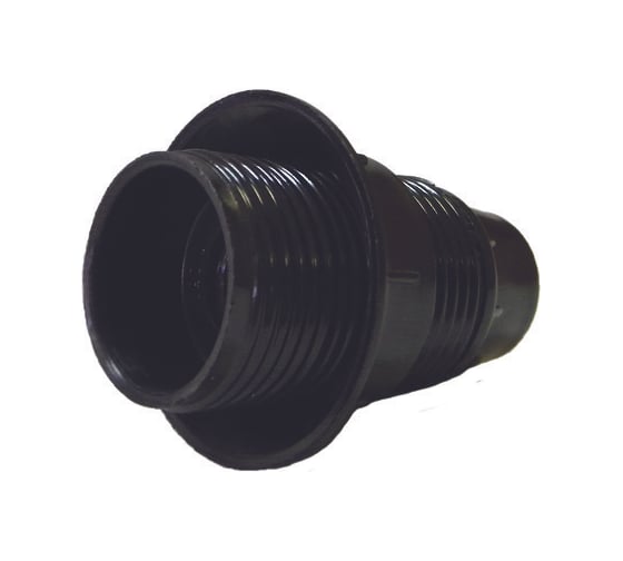 Карболитовый патрон с кольцом Е27, черный TDM SQ0335-0002