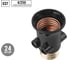 Карболитовый патрон-розетка Е27, черный TDM ELECTRIC SQ0335-0022 2