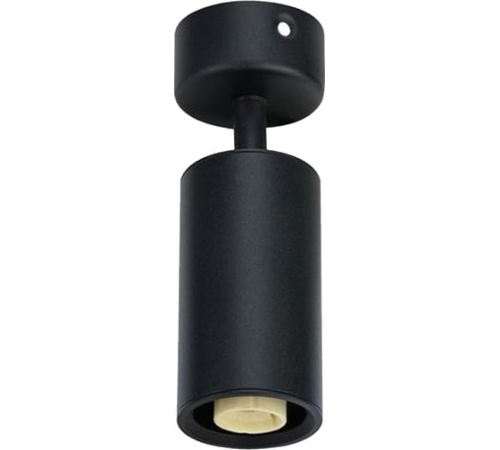 Накладной светильник под лампочку HOROZ ELECTRIC LOZAN, черный, 220-240V, GU10, MR16, Мах 50W, 116-001-0001 HRZ33002885
