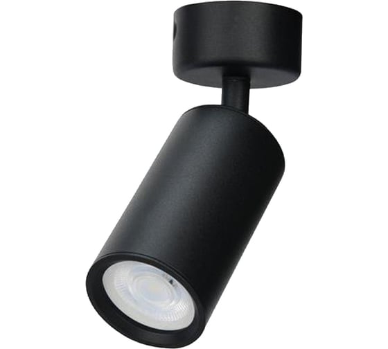 Накладной светильник под лампочку HOROZ ELECTRIC LOZAN, черный, 220-240V, GU10, MR16, Мах 50W, 116-001-0001 HRZ33002885