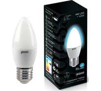 Светодиодная лампа LED 4W E27 4100K Gauss Candle EB103102204