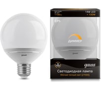 Светодиодная лампа Gauss LED G95 14W E27 2700K EB136102114-D