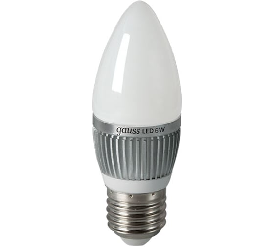 Светодиодная лампа LED 6W E27 2700K Gauss Candle EB103102106