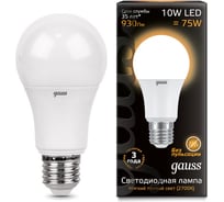 Светодиодная лампа Gauss LED Globe 10W E27 2700K LD102502110